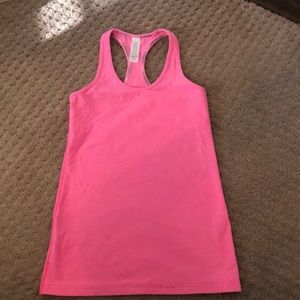 Ivivva racer back hot pink tank